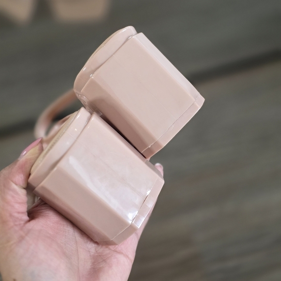 Jeffrey Campbell Jamm-3 Jelly Slide Minimalist Sandals in Nude, Size 9 - Picture 9 of 14